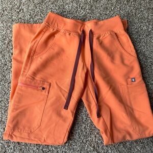 Orange Figs Yola Scrub Pants